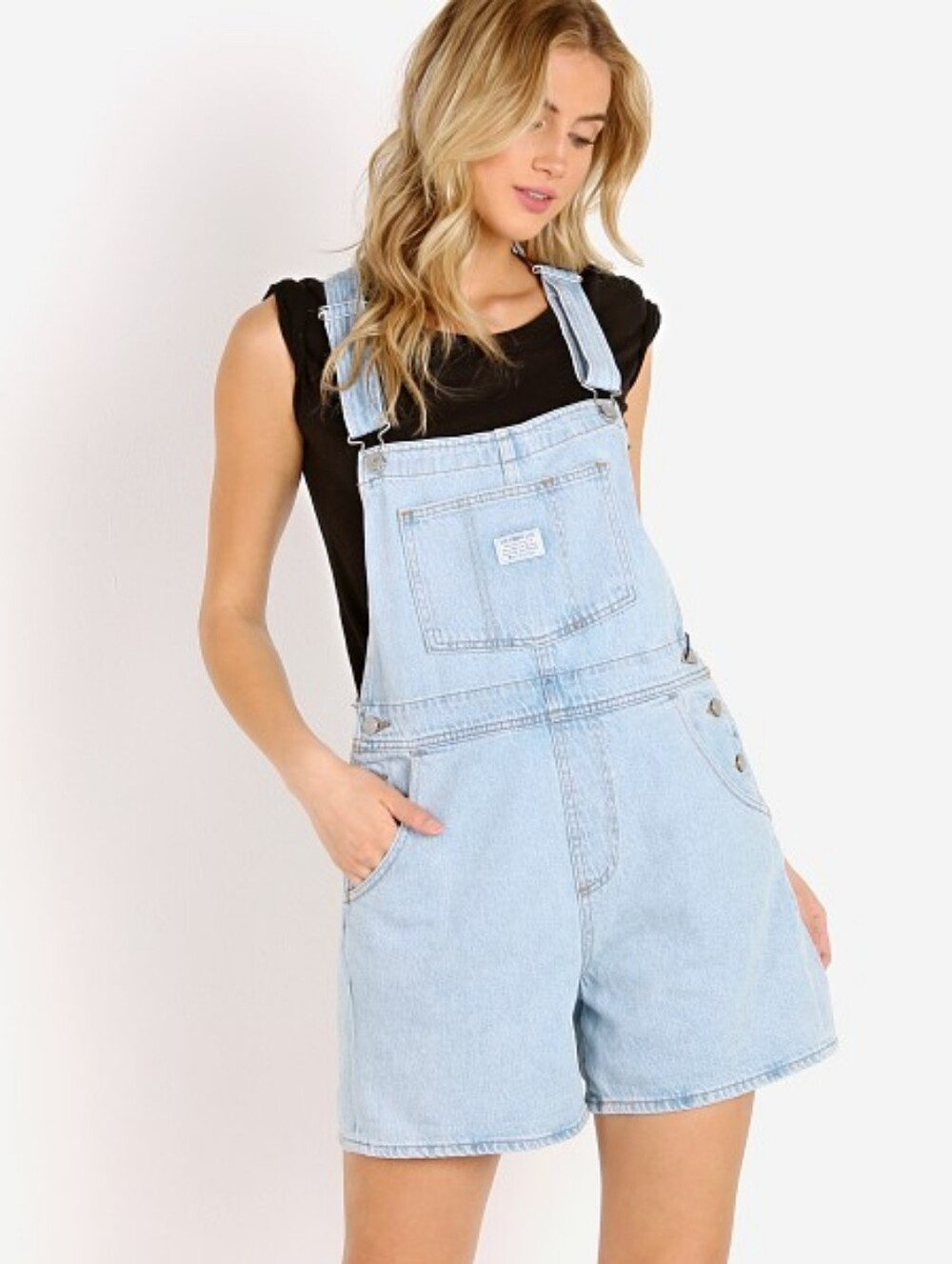 Levi's Vintage Shortall Short And Sweet Overalls Romper
